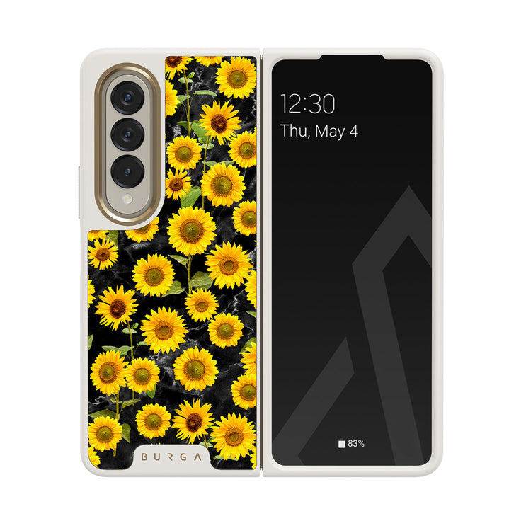 Sunflower Glimmer - Samsung Galaxy Z Fold 4 Case