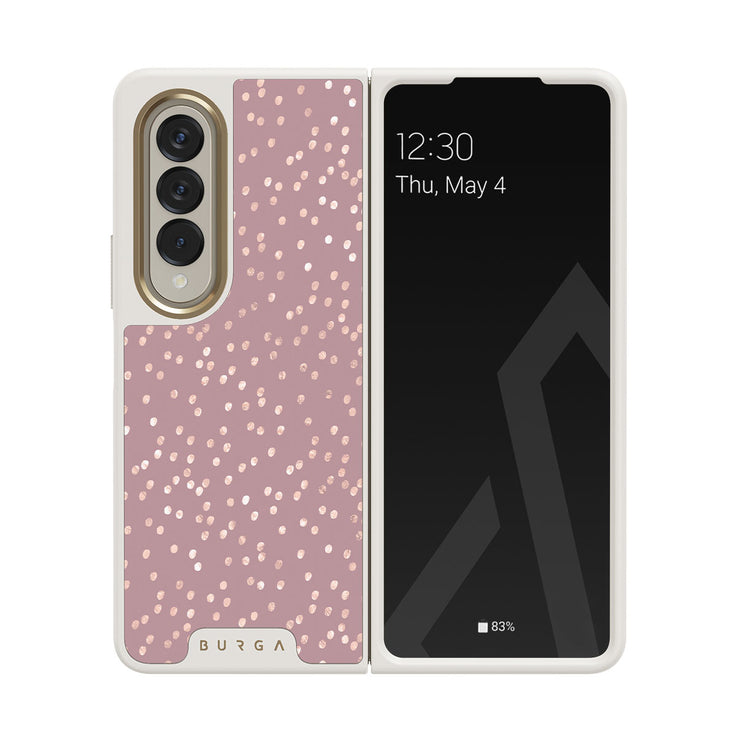 Hot Cocoa - Spotted Samsung Galaxy Z Fold 4 Case
