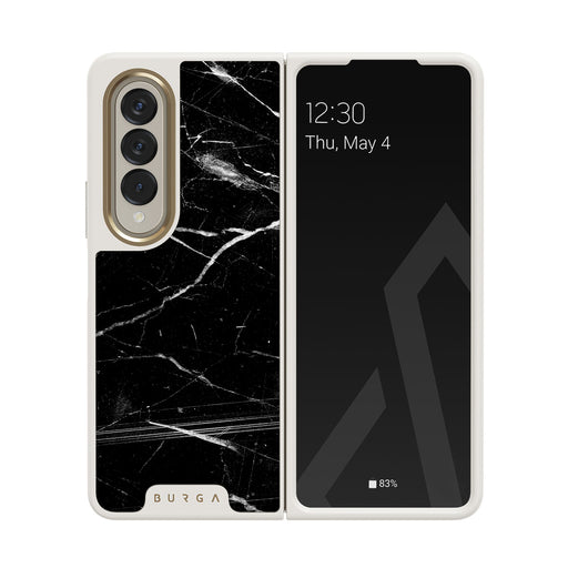 Noir Origin - Black Marble Samsung Galaxy Z Fold 4 Case
